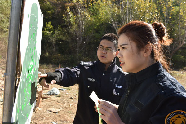 江海峰【公安或地方】铁岭县公安局开展实弹射击训练提升实战能力