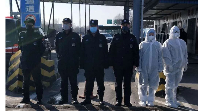他们，组成一面疫情防护盾