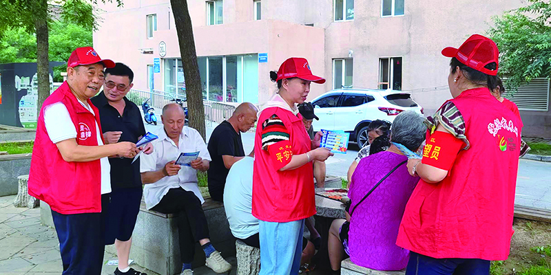 杨友学进行反诈宣传